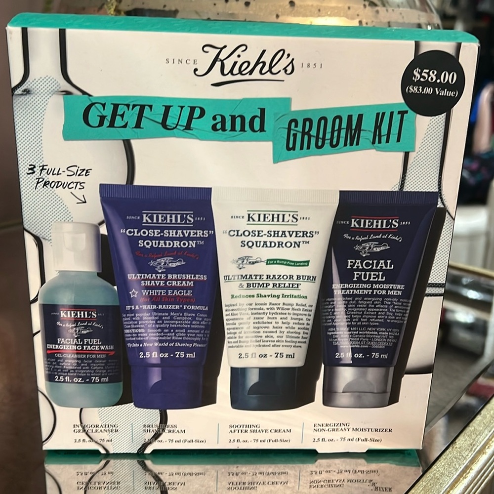 Kiehl’s Get Up & Groom Kit